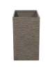 Beliani Outdoor Blumentopf EDESSA in Braun - (W) 80 x (H) 56 x (L) 34 cm
