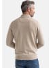 Redmond Strickjacke Basic in Blau / beige