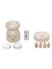 Home&Styling Collection Duftofen + Räucherstäbchen HAPO in Beige, (B) 6,5 x (H) 7,7 x (L) 6,5 cm