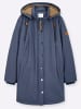 sheego Outdoorjacke in rauchblau