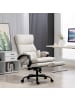 HOMCOM Bürostuhl in Hellgrau 66L x 60B x 121H cm