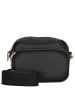 Seidenfelt Heby - Schultertasche 18 cm in schwarz gold