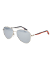 Converse Unisex Sonnenbrille Flieger Silber