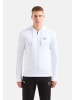 EA7 Sweatjacke in weiss