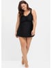 sheego Tankini-Oberteil in schwarz