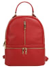 Samantha Look Rucksack echt Leder in rot