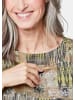 GOLDNER Bluse Ultraleichte Druckbluse aus reiner Baumwolle in natur / gemustert
