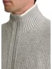 Marc O'Polo Strick-Trainingsjacke in grey melange