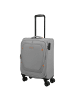 travelite Umbria - 4-Rollen-Kabinentrolley S 55 cm (schwarz) in smoky grey