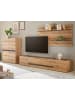 Furn.Design Wohnwand Evoke Eiche, grau, Wohnkombination Set 3-teilig, 343 cm