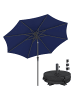 SONGMICS Sonnenschirm in Blau - (D)300 x (H)252