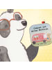 Mr. & Mrs. Panda Glasuntersetzer Bär Camper Design mit Spruch in Weiß