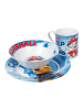 Paw Patrol 3-teiliges Paw Patrol Frühstücksset - Teller, Schale & Tasse in Mehrfarbig