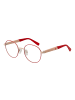 Bulget Unisex Optische Fassungen Rund Rot