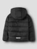 name it Nkmmarble Leichtsteppjacke Übergangsjacke in black