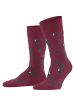 Burlington Socken Hidden Santa in Burgundy