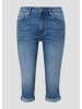 QS Jeans-Hose 3/4 in Blau