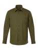 Men Plus Hemd in tannengrün