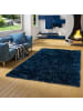 Pergamon Luxus Super Soft Fellteppich Aspen Meliert in Dunkelblau