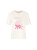 MARC CAIN T-Shirt mit Aufdruck Rethink Together in Weiß