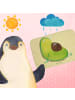 Mr. & Mrs. Panda Duschmatte Avocado Schwangerschaft ohne Spruch in Gelb Pastell