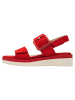 Tamaris WIDE FIT Sandalette in RED SUEDE