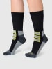 Nur Die  Freizeitsocken Outdoor Socke in schwarz/gelb