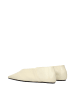 Jil Sander Beige Leder Ballerina Flache Schuhe