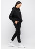 Tom Barron Freizeitanzug Oversize Fleece Tracksuit in BLACK