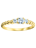 ONE ELEMENT  Zirkonia Ring aus 333 Gelbgold in gold