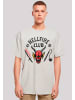 F4NT4STIC Oversize T-Shirt Stranger Things Hellfire Club in lightasphalt