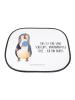 Mr. & Mrs. Panda Sonnenschutz Auto Pinguin Lolli mit Spruch in Weiß