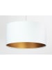 Licht-Erlebnisse Pendelleuchte Ø 40 x (T)102 cm in Weiß GoldWeiß Gold