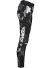 Urban Classics Urban Classics Damen Girls Tech Mesh AOP Leggings in dark flower aop