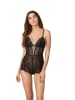 DKNY Bodysuit Superior Lace in schwarz