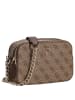 Guess Noelle II Crossbody - Umhängetasche 20 cm (dark taupe logo) in latte logo/brown