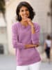 Sieh an! Langarm-Pullover in orchidee