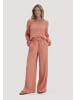 Hessnatur Hessnatur Gewebe Hose Wide Leg aus reiner Bio-Baumwolle in pfirsichrot