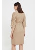 Finn Flare Hemdblusenkleid Midi in beige