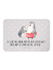 Mr. & Mrs. Panda magnet Pinguin mit Kind mit Spruch in Grau Pastell