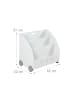 relaxdays Bücherregal Kinder in Weiß - (B) 62 x (H) 57 x (T) 42 cm