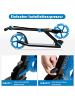 COSTWAY Roller mit 2 LED Rädern ab 10 Jahre in Blau