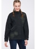 myMo Damen Parka in Schwarz