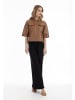 faina Damen Lederhemd in Cognac
