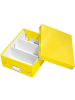 Leitz Organisationsbox Click & Store Wow Klein Graukarton gelb