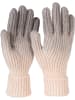 styleBREAKER Strickhandschuhe mit Farbverlauf in Grau-Beige