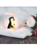 Mr. & Mrs. Panda Kerzenhalter Pinguin Blumen ohne Spruch in Transparent