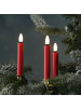 MARELIDA LED Weihnachtskerzen Lichterkette 20 Baumkerzen L: 9,5m in rot
