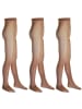 Vignoni 3er-Set: Strumpfhose in Beige
