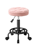 HOMCOM Rollhocker in Rosa 50L x 50B x 66H cm